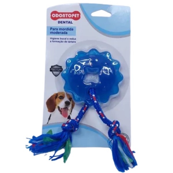 Brinquedo Mordedor Dentalbone Estrela Corda Cães Até 15kg Odontopet