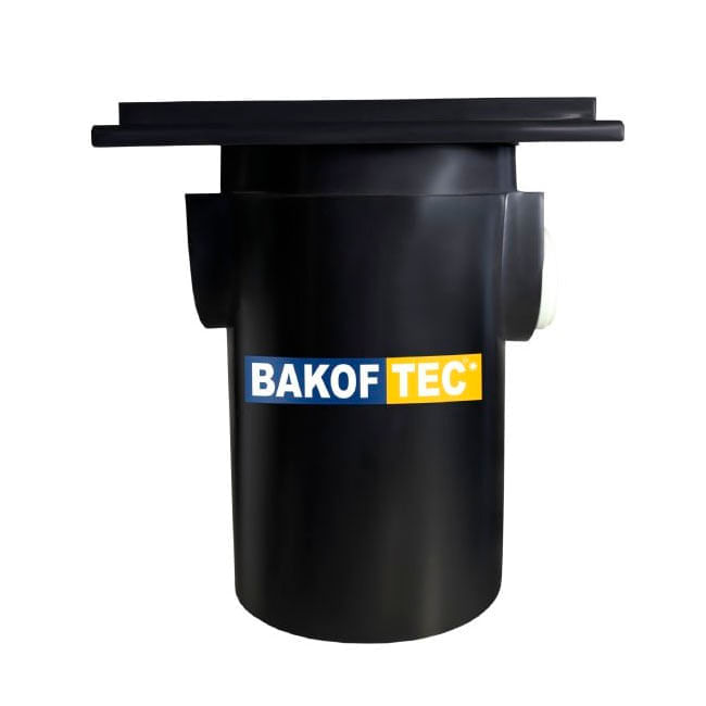 Encontraproduto.com.br - Caixa de Gordura Polietileno com Cesto Limpeza Bakof Tec