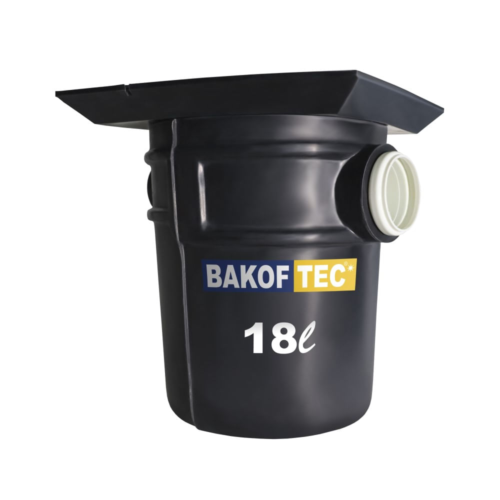 Encontraproduto.com.br - Caixa de Gordura Polietileno com Cesto Limpeza Bakof Tec