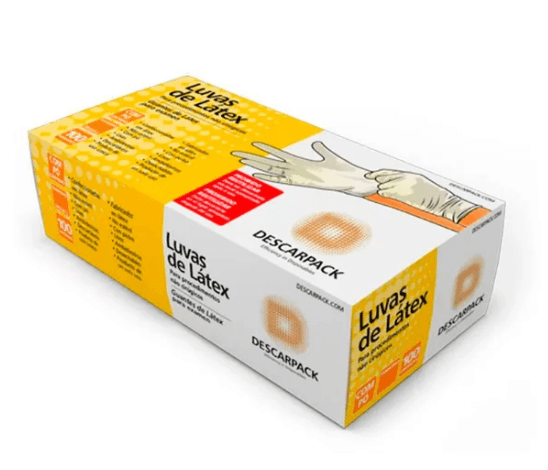 Encontraproduto.com.br - Luva de Procedimento G com Pó - Caixa com 100 unidades