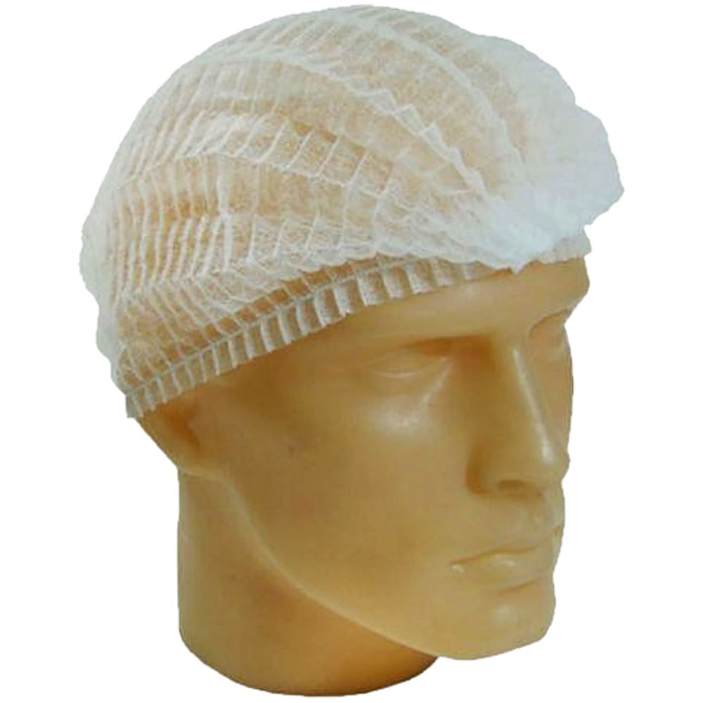Encontraproduto.com.br - Touca Descartável com Elástico Branca - Descarpack