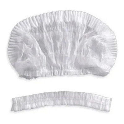 Encontraproduto.com.br - Touca Descartável com Elástico Branca - Descarpack