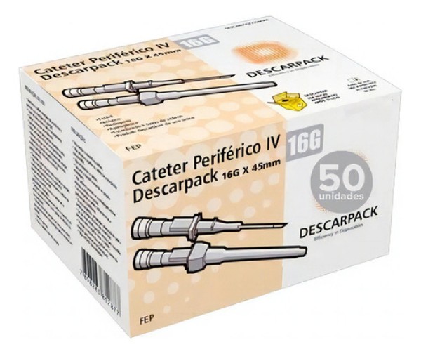 Encontraproduto.com.br - Cateter Intravenoso 18G - Caixa com 100 unidades