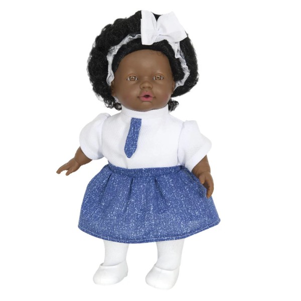 Encontraproduto.com.br - Boneca Judy Estudante Negra Milk Brinquedos 781