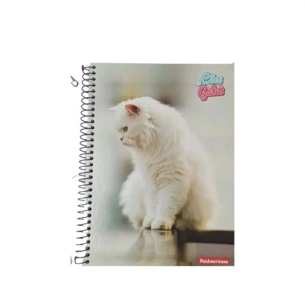 Caderno 15 Mat Cães e Gatos Panamericana  210fls