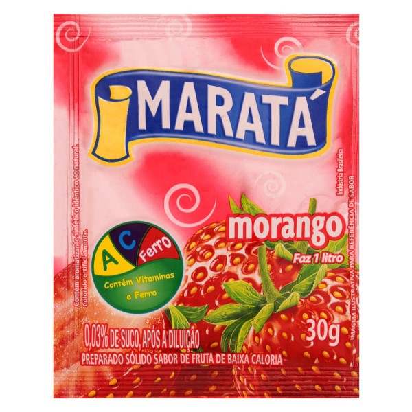 Encontraproduto.com.br - Refresco Morango Maratá 30g