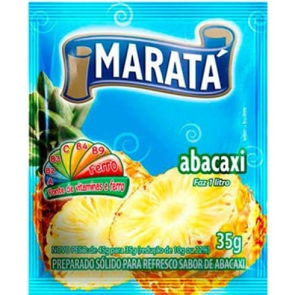 Encontraproduto.com.br - Refresco em Pó Maratá Abacaxi Sachê com 30g