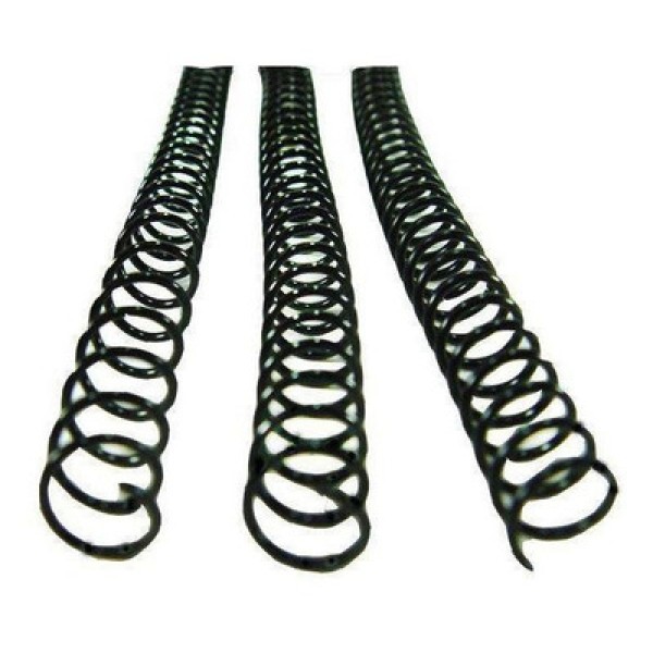 Espiral Preto 09mm Pct C/100 - 50 Fl