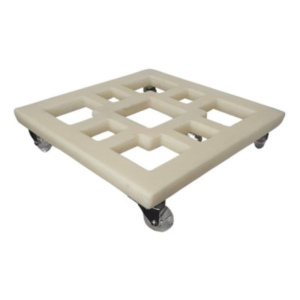 Encontraproduto.com.br - Suporte Quadrado Com Roda  40Cm - Alpe & Aritana Cimento