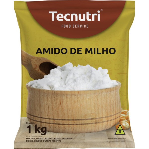 Encontraproduto.com.br - Amido de Milho Tecnutri Pacote com 1kg