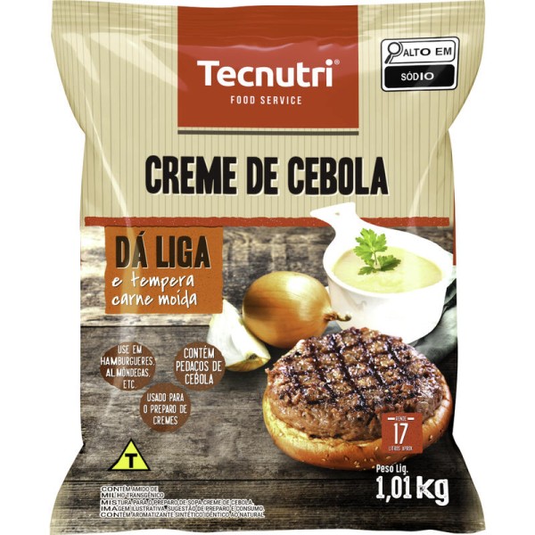 Encontraproduto.com.br - Sopa Tecnutri Creme de Cebola Pacote com 1,01kg
