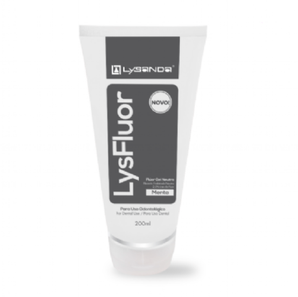 Fluor Gel Neutro Lysfluor Menta - Lysanda