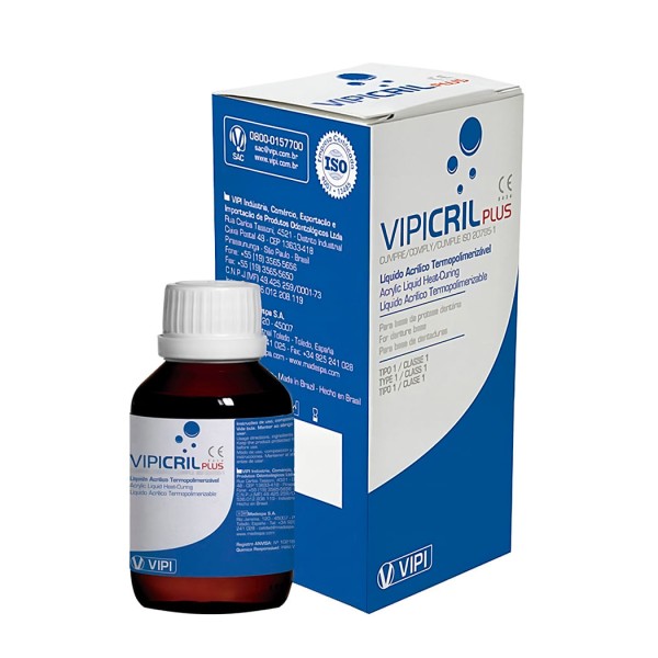 Resina Acrílica Termo Vipi Cril Plus Líquida com Crosslink - Vipi