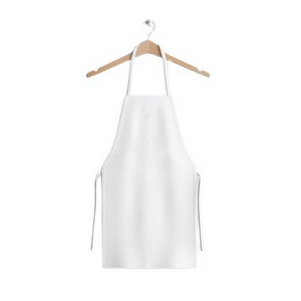 Encontraproduto.com.br - Avental Pequeno Emborrachado Branco 85x63cm (25) LAMARE