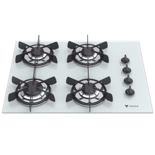 Encontraproduto.com.br - COOKTOP VOLARE 4 Q BRANCO GAS GLP