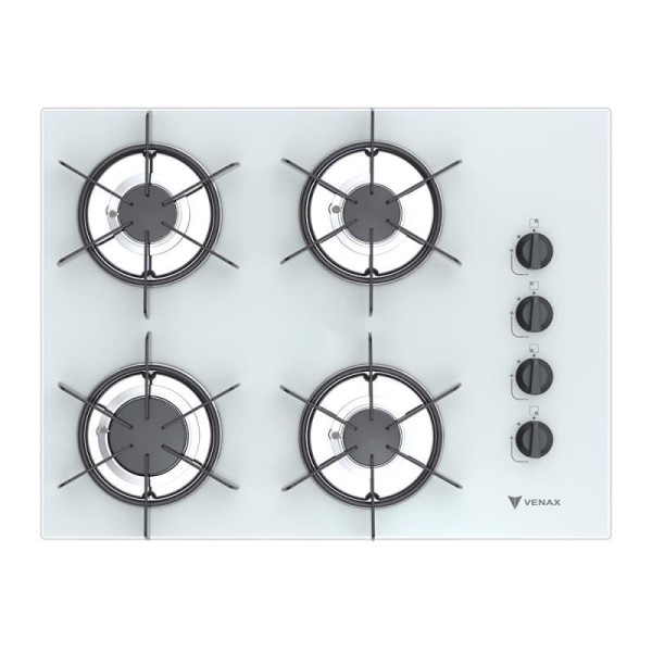 Encontraproduto.com.br - COOKTOP VOLARE 4 Q BRANCO GAS GLP