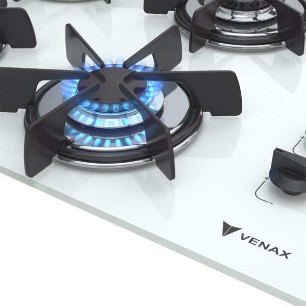 Encontraproduto.com.br - COOKTOP VOLARE 4 Q BRANCO GAS GLP
