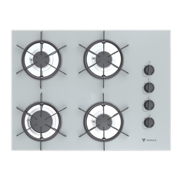 Encontraproduto.com.br - COOKTOP VOLARE 4 Q PRATA GAS GLP