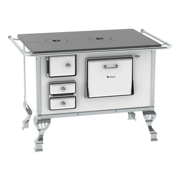 Encontraproduto.com.br - Fogão a lenha Nº 2 Esquerdo Branco 7669 Venax