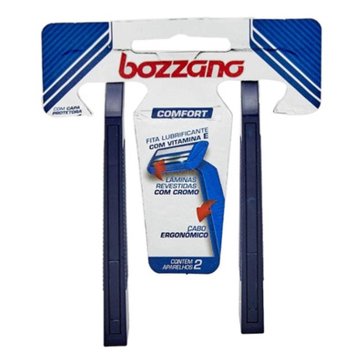 Encontraproduto.com.br - Aparelho de Barbear Bozzano Comfort Com 2 Unidades Ref. 636