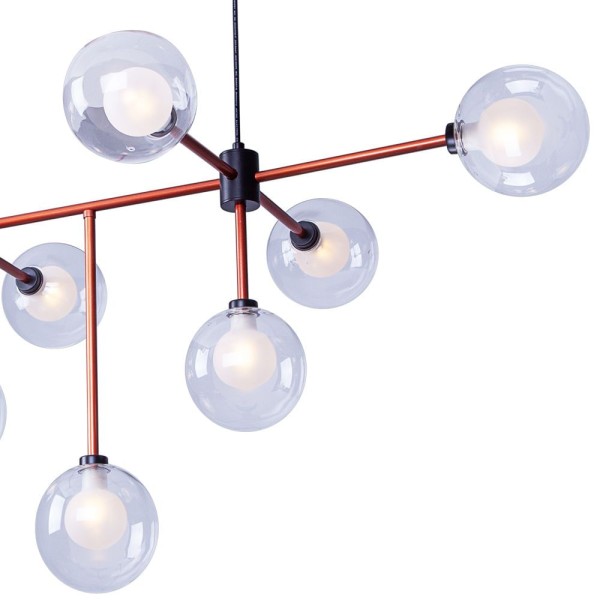 Encontraproduto.com.br - Lustre Pendente Startec Manhattan Cobre G9 Bivolt