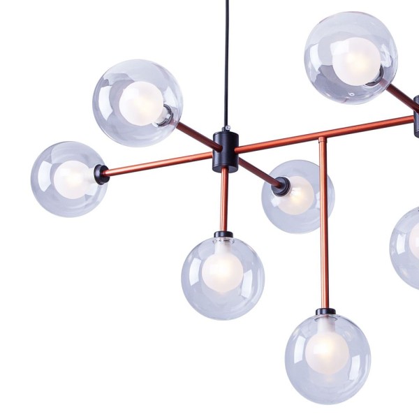 Encontraproduto.com.br - Lustre Pendente Startec Manhattan Cobre G9 Bivolt