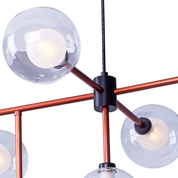 Encontraproduto.com.br - Lustre Pendente Startec Manhattan Cobre G9 Bivolt
