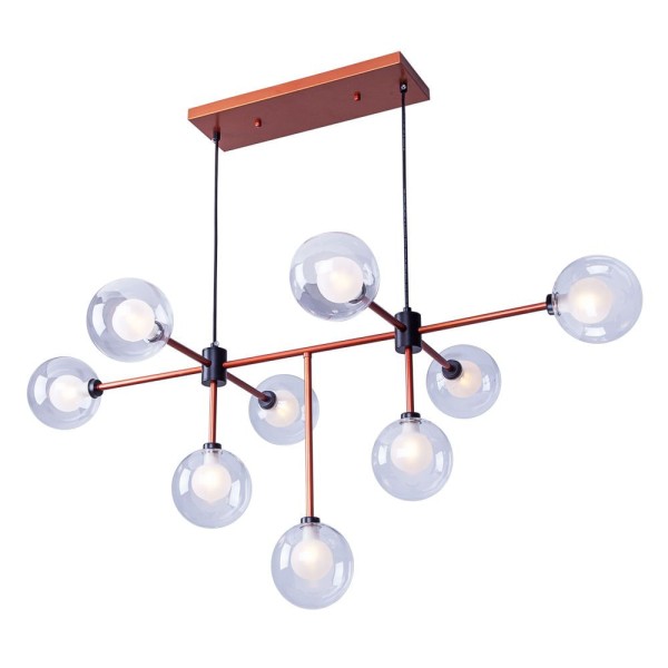 Encontraproduto.com.br - Lustre Pendente Startec Manhattan Cobre G9 Bivolt