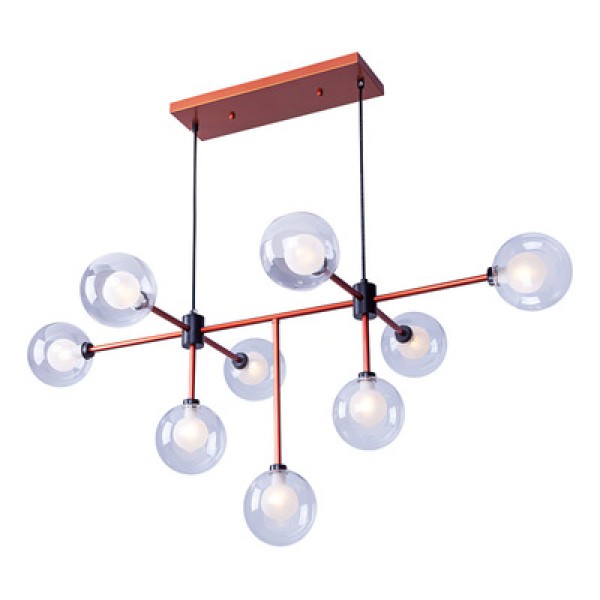 Encontraproduto.com.br - Lustre Pendente Startec Manhattan Cobre G9 Bivolt
