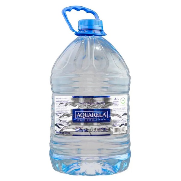 Água Mineral sem Gás Aquarela Galão 5l