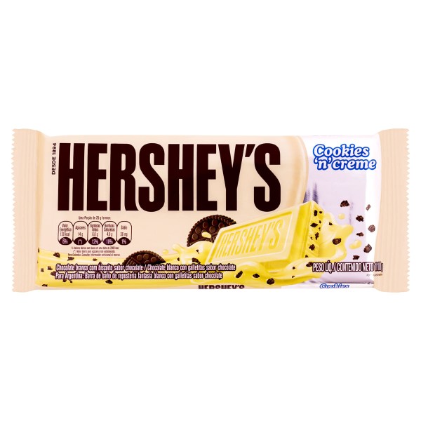 Encontraproduto.com.br - Tablete de Chocolate Hershey´s Cookies ´n´ creme 87g