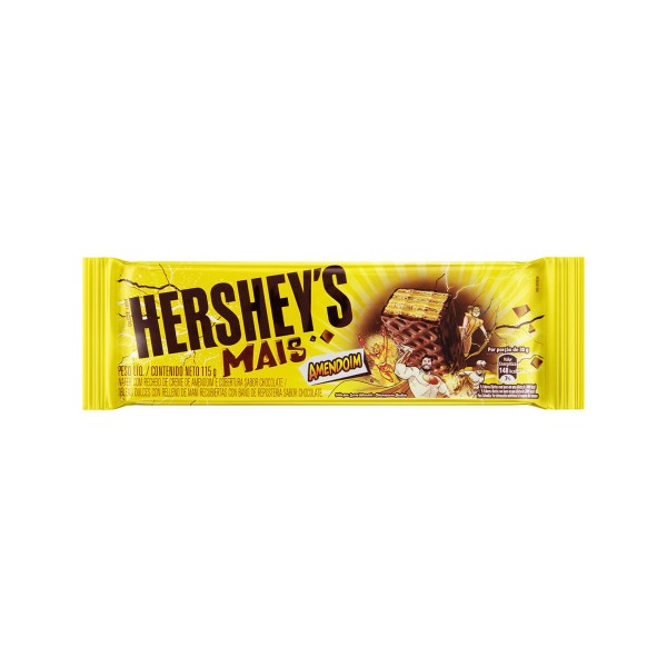 Encontraproduto.com.br - Chocolate ao Leite com Creme de Amendoim Hersheys Mais 115g