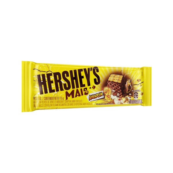 Encontraproduto.com.br - Chocolate ao Leite com Creme de Amendoim Hersheys Mais 115g