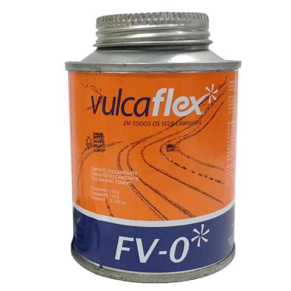 Encontraproduto.com.br - Cola Cimento Vulcanizante A Frio Fv-0 Lata 217ML 163G - Vulcaflex