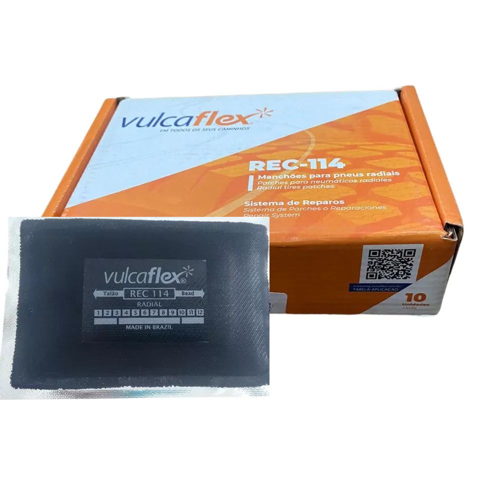 Manchao A Frio Rec114 085 X 130Mm Caixa Com 10 Pecas - Rec-114 - Vulcaflex
