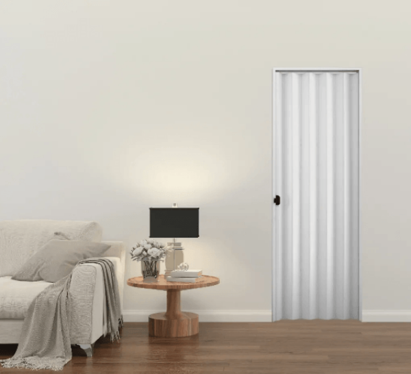 Porta Sanfonada 80Cmx210Cm Cinza Plasbil