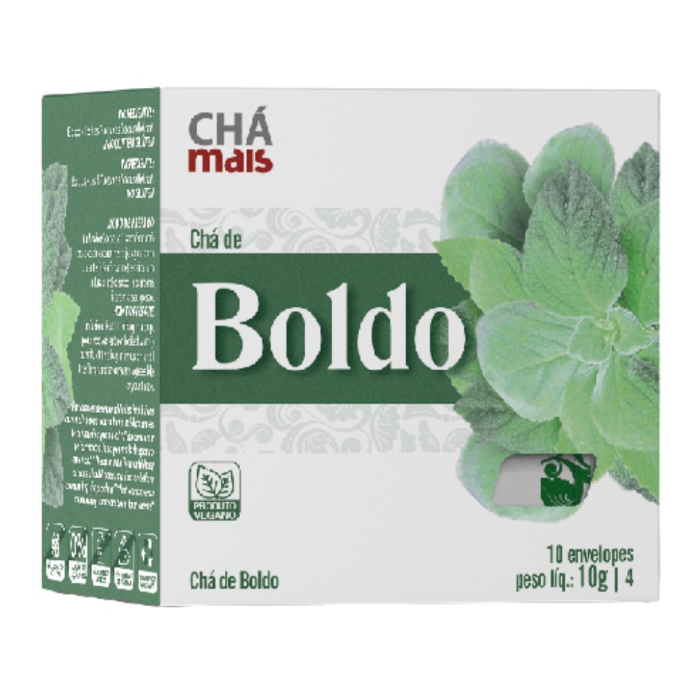 Chá Boldo 10 Sachês - Chá Mais