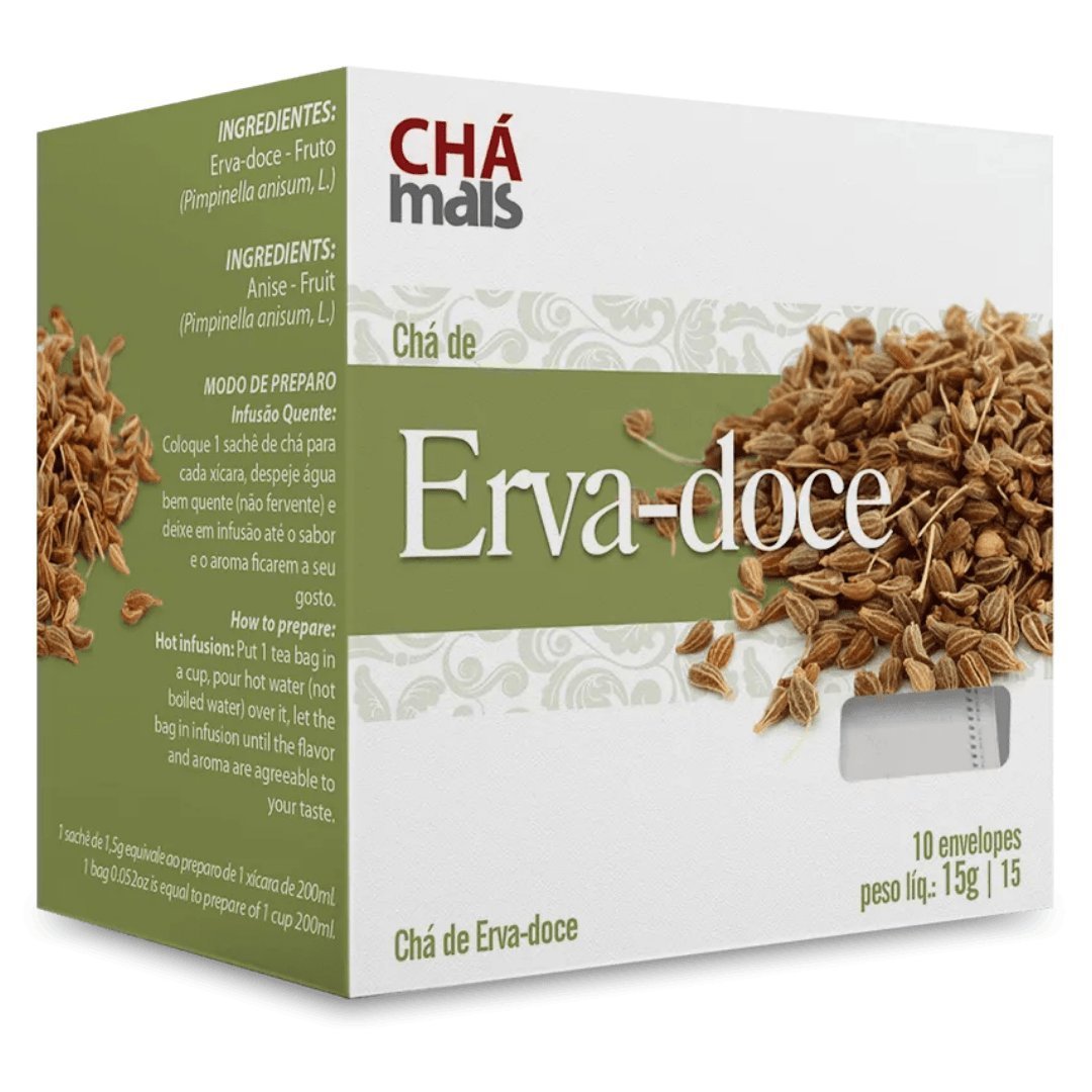 Encontraproduto.com.br - Chá Erva Doce 10 Sachês - Chá Mais