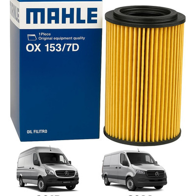 Encontraproduto.com.br - Elemento Filtro Óleo C-Class/Clk-Class/E-Class/S-Class Mahle