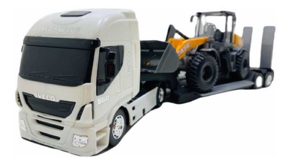 Encontraproduto.com.br - Caminhão Iveco Plataforma Com Carregadeira Case 721 Usual