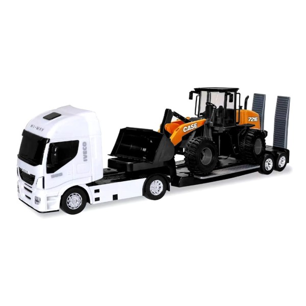 Encontraproduto.com.br - Caminhão Iveco Plataforma Com Carregadeira Case 721 Usual