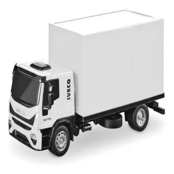 Encontraproduto.com.br - Caminhão Iveco Tector Baú Usual Brinquedos - Cores Sortidas