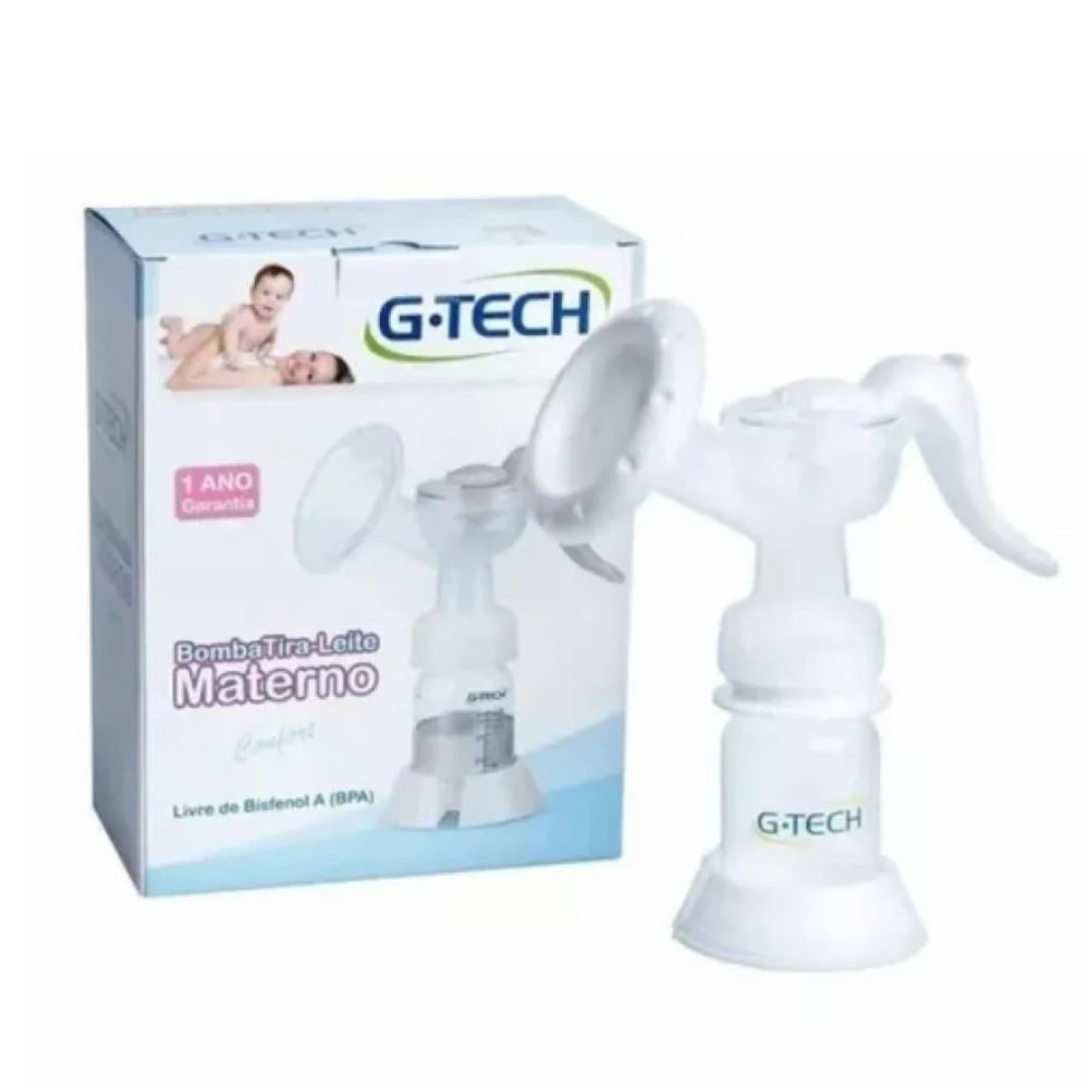 Encontraproduto.com.br - Bomba Para Extração De Leite Materno Manual G-tech