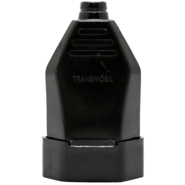 Plug 2P 10A 250V Pb Fêmea Preto Transmóbil