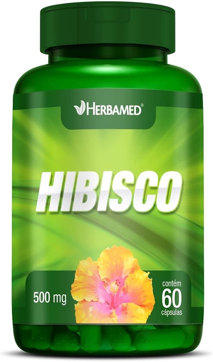 Hibísco Herbamed 500mg com 60 Cápsulas
