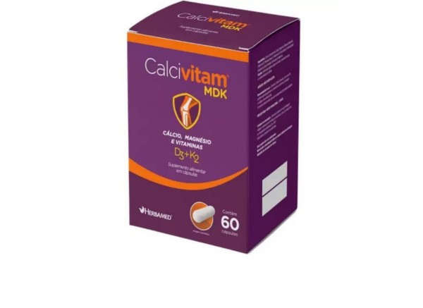 Calcivitam MKD 750mg Herbamed 60 Cápsulas