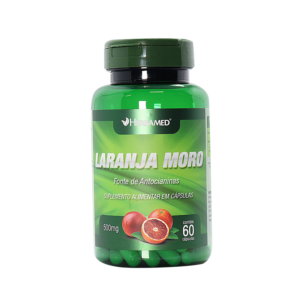 Laranja Moro 500mg - 60 Cápsulas - Herbamed