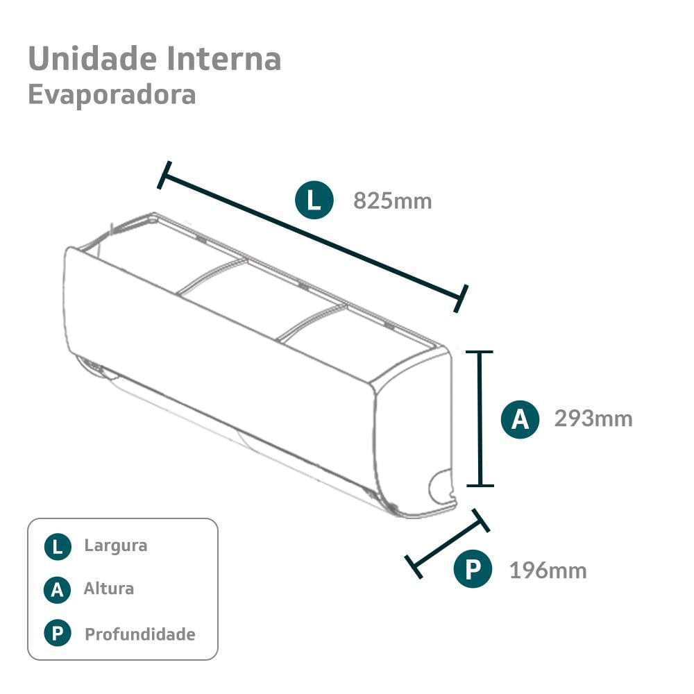 Encontraproduto.com.br - Ar Condicionado Split Hi Wall Inverter Gree G-Top Connection 12000 BTU/h Frio GWC12AGC-D3DNA4GW/I – 220 Volts
