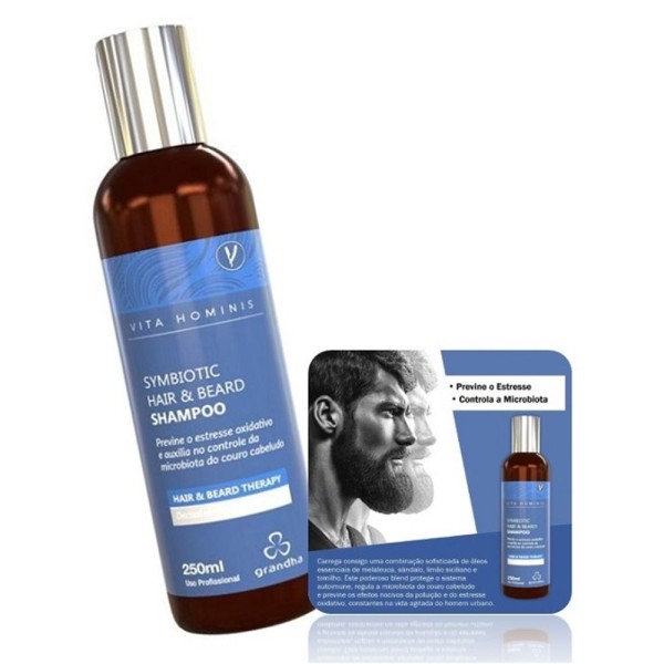 Encontraproduto.com.br - Shampoo Para Cabelo E Barba Grandha Symbiotic 250ml
