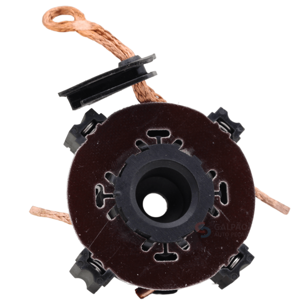 Encontraproduto.com.br - PORTA ESCOVAS DE PARTIDA VALEO FORD FIESTA ECOSPORT  GM ASTRA  CELTA  CORSA  RENAULT CLIO  MEGANE  FIAT PALIO 1.8 -VALEO-   594351